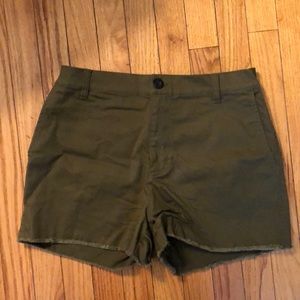 Green Madewell khaki shorts